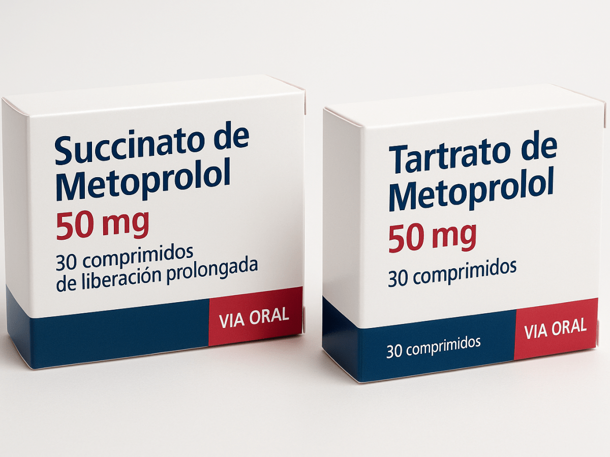 Metoprolol: Succinato VS Tartrato