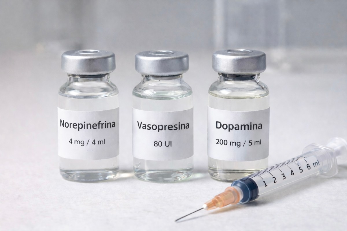 Como calcular la dosis de norepinefrina, vasopresina y dopamina